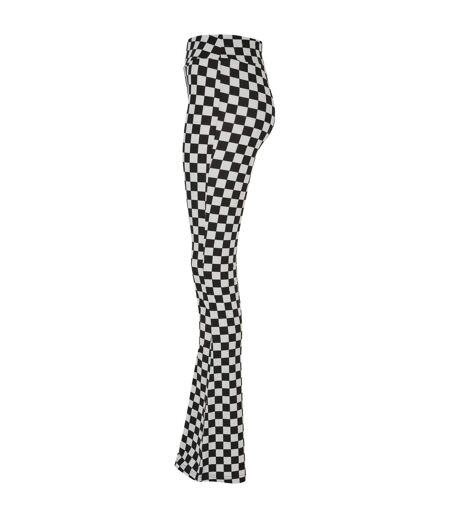 Legging Motif/style À Carreaux Femme Noir Gris Pâle Urban Classics
