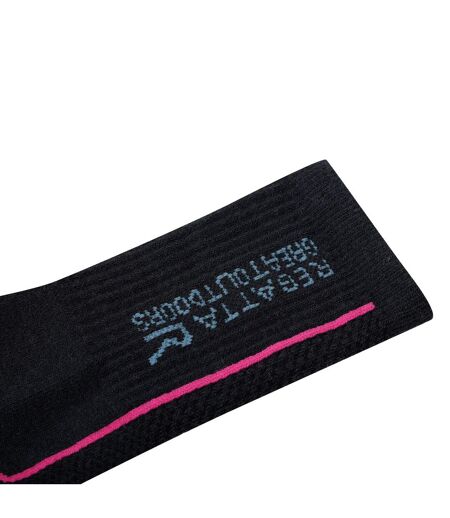 Chaussettes De Randonnée Femme Gris Phoque Bleu Orage Regatta