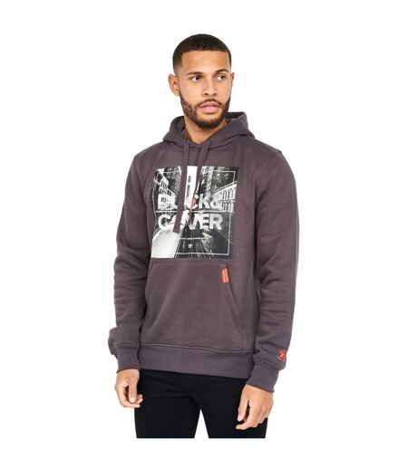 Duck and Cover Mens Hatfield Hoodie (Dark Charcoal)