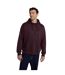 Mens nick organic heavyweight hoodie burgundy Animal