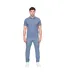 Mens Limatar Short-sleeved Polo Shirt Light Denim Duck And Cover-4