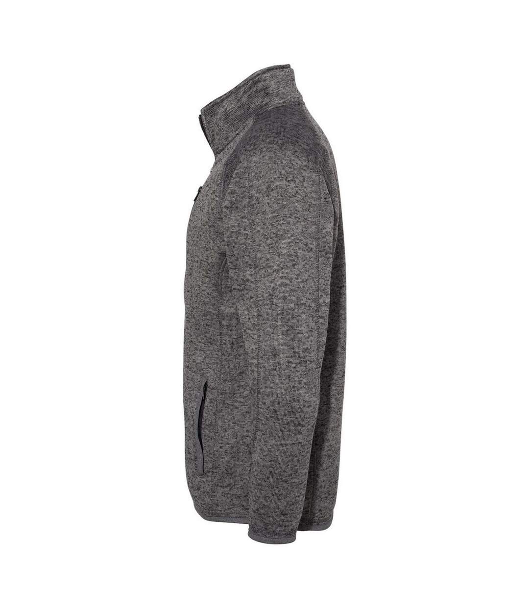 Veste De Survêtement Homme Charbon Chiné Burnside-3