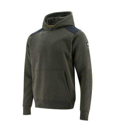 Caterpillar Mens Essentials Hooded Sweatshirt (Army Moss) - UTFS8620