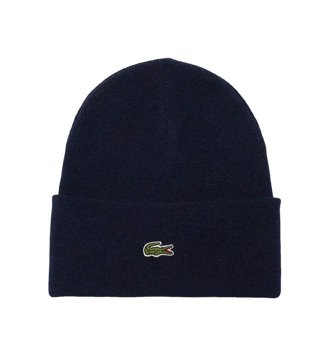 Bonnet marine mixte lacoste rb9825-1