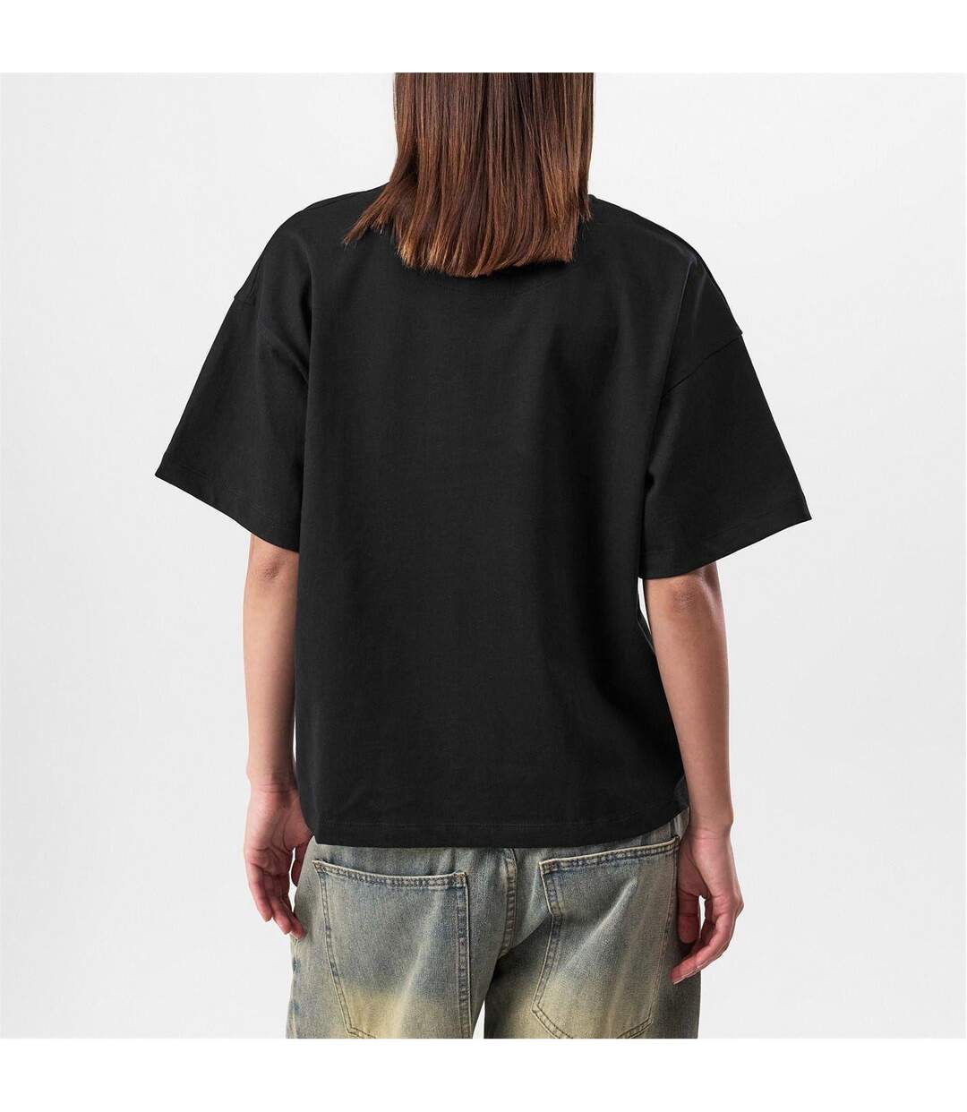 T-shirt Femme Noir Délavé 4th & Reckless-4
