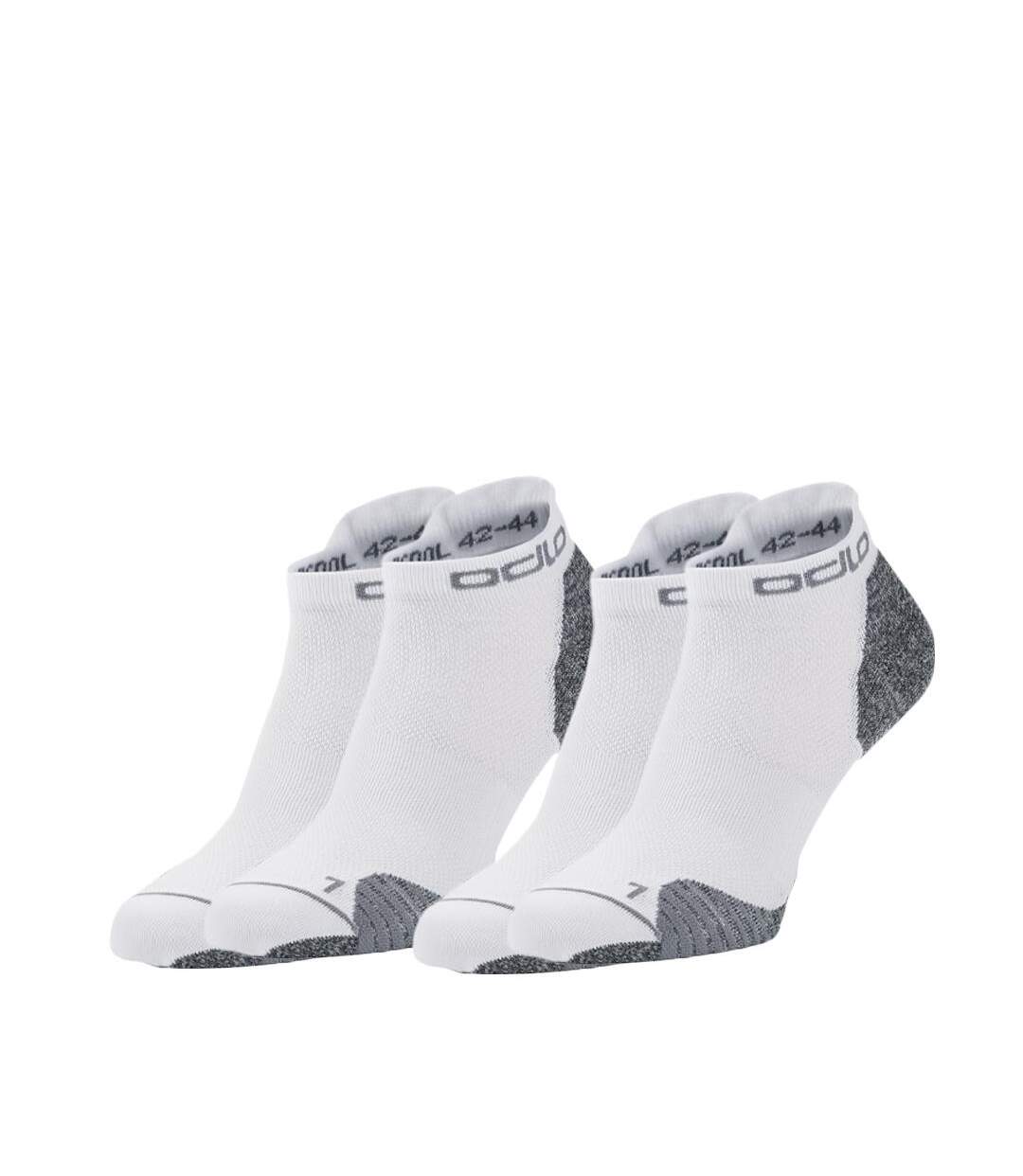 X 2 Paires de Chaussettes Blanches Ceramicool Run - 39/41