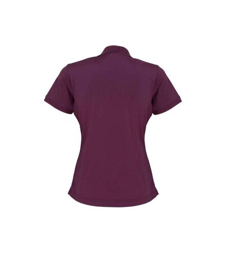 Polo Femme Aubergine Premier