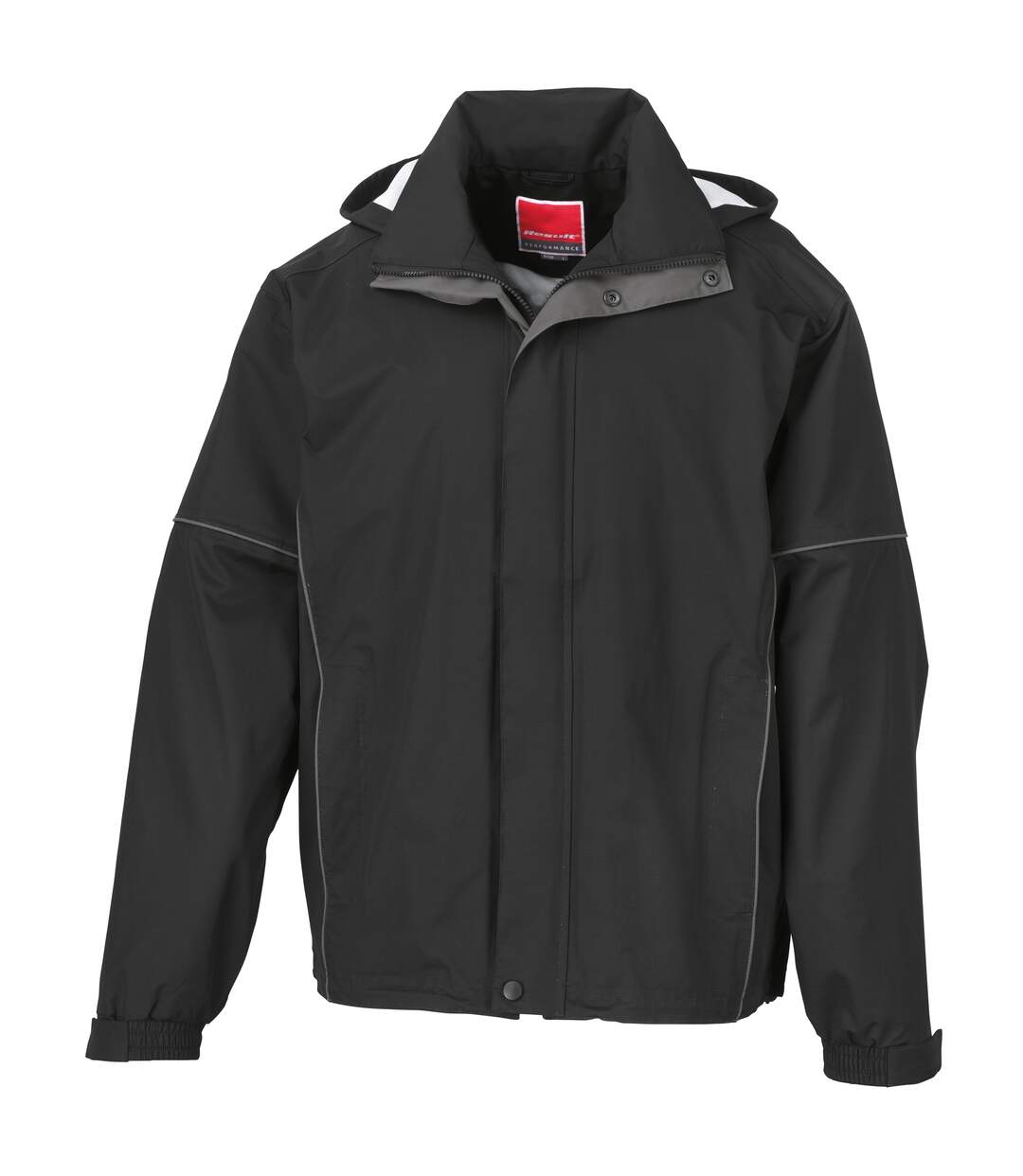 Result Mens Urban Outdoor Lightweight Technical Jacket (Waterproof & Windproof) (Black) - UTRW3244-1