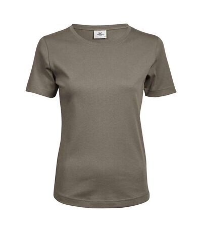 T-shirt interlock femme argile Tee Jays