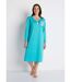 Chemise de nuit mi-longue manches longues-1