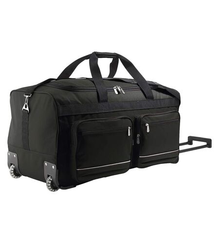 SOLS Voyager Rolling Travel Holdall Bag (Black) (One Size) - UTPC2392