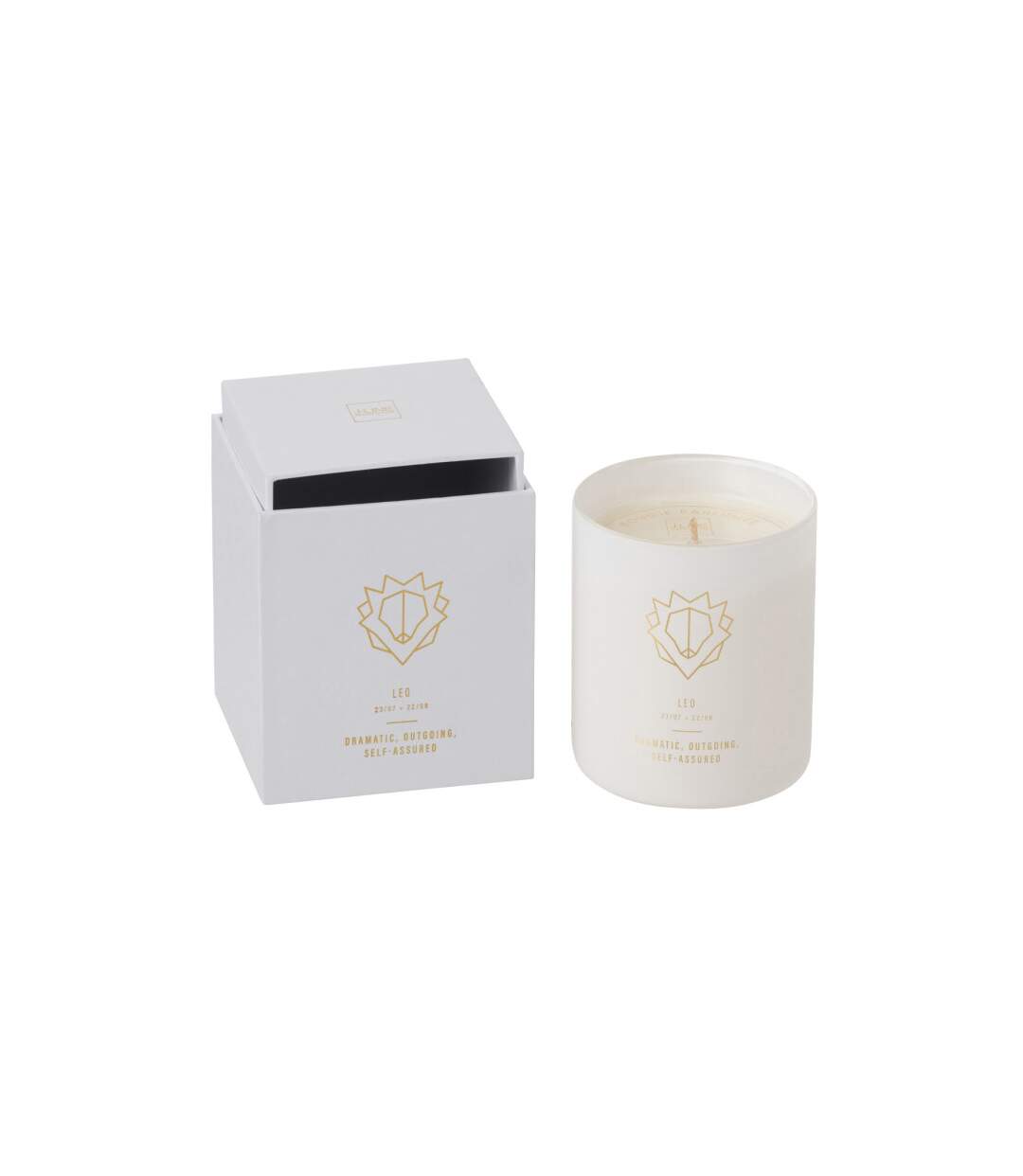 Bougie Parfumée Lion 10cm Sapphire Amber Tea-1