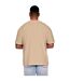 Casual Classics Mens Core Ringspun Cotton Oversized T-Shirt (Sand)