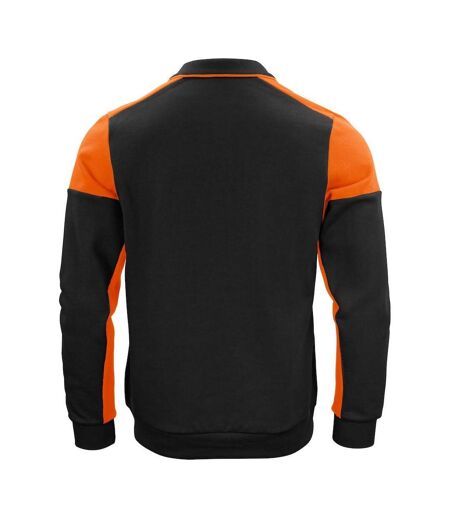 Polo Sweat Prime Adulte Noir Orange Printer