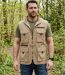 WINCHESTER WE1286 — Gilet sans manches marron : respirabilité en pur coton et praticité outdoor-5