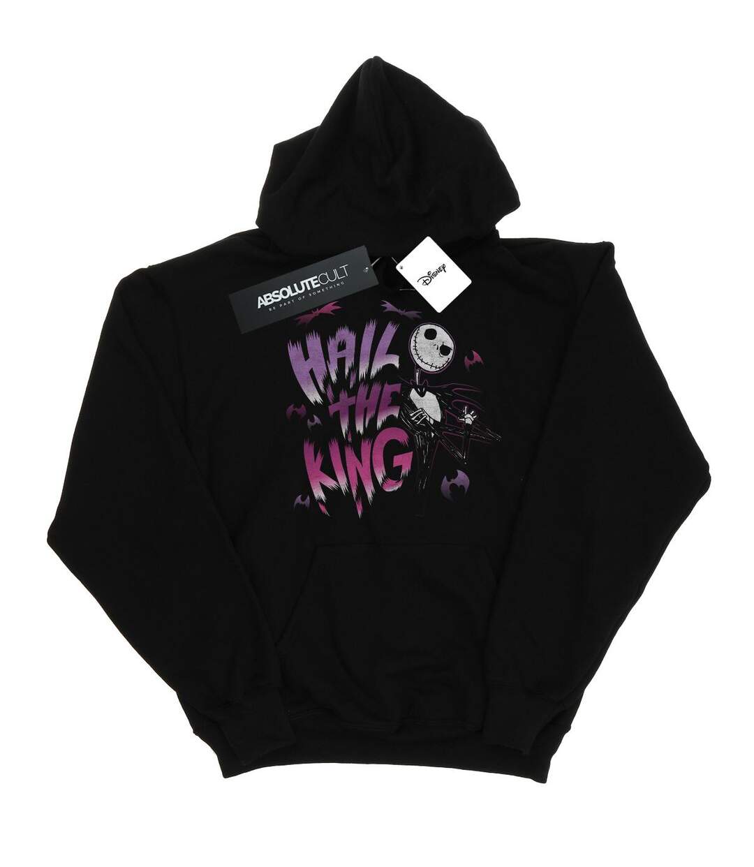 Disney - Sweat à capuche NIGHTMARE BEFORE CHRISTMAS HAIL THE KING - Femme (Noir) - UTBI12198-1