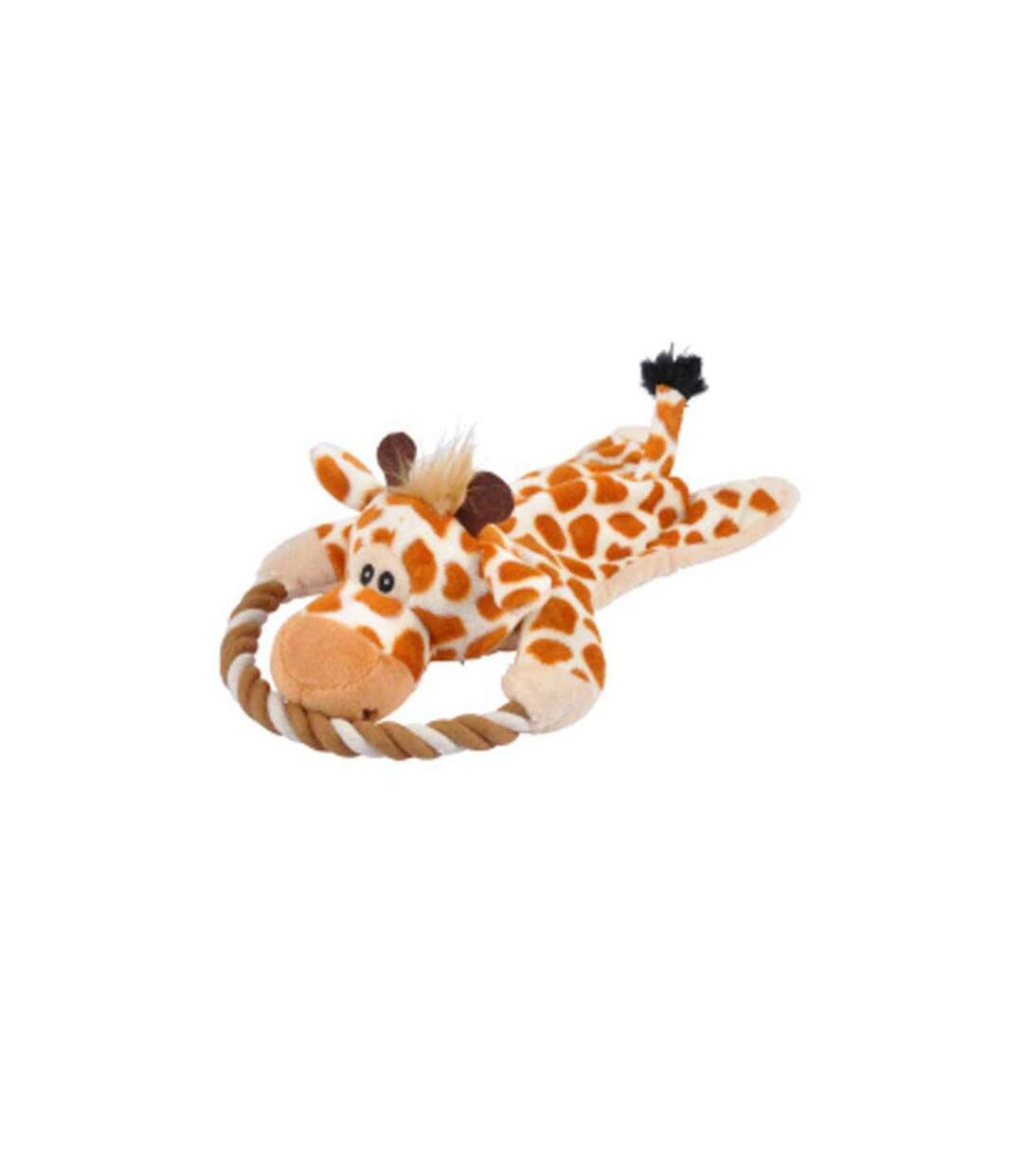 Peluche pour Chien Girafe 21cm Marron-1