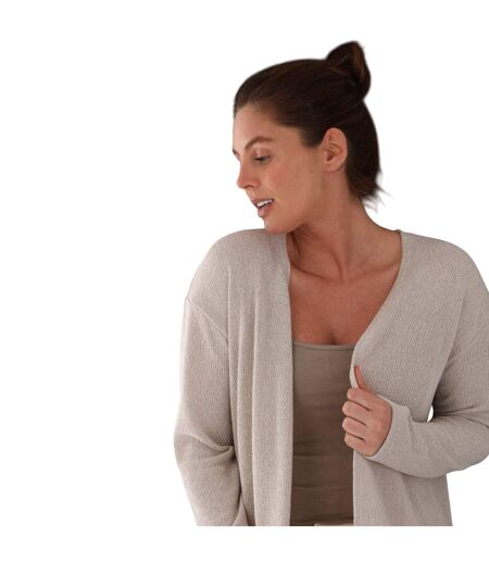 Cardigan eddie femme blanc cassé Vero Moda