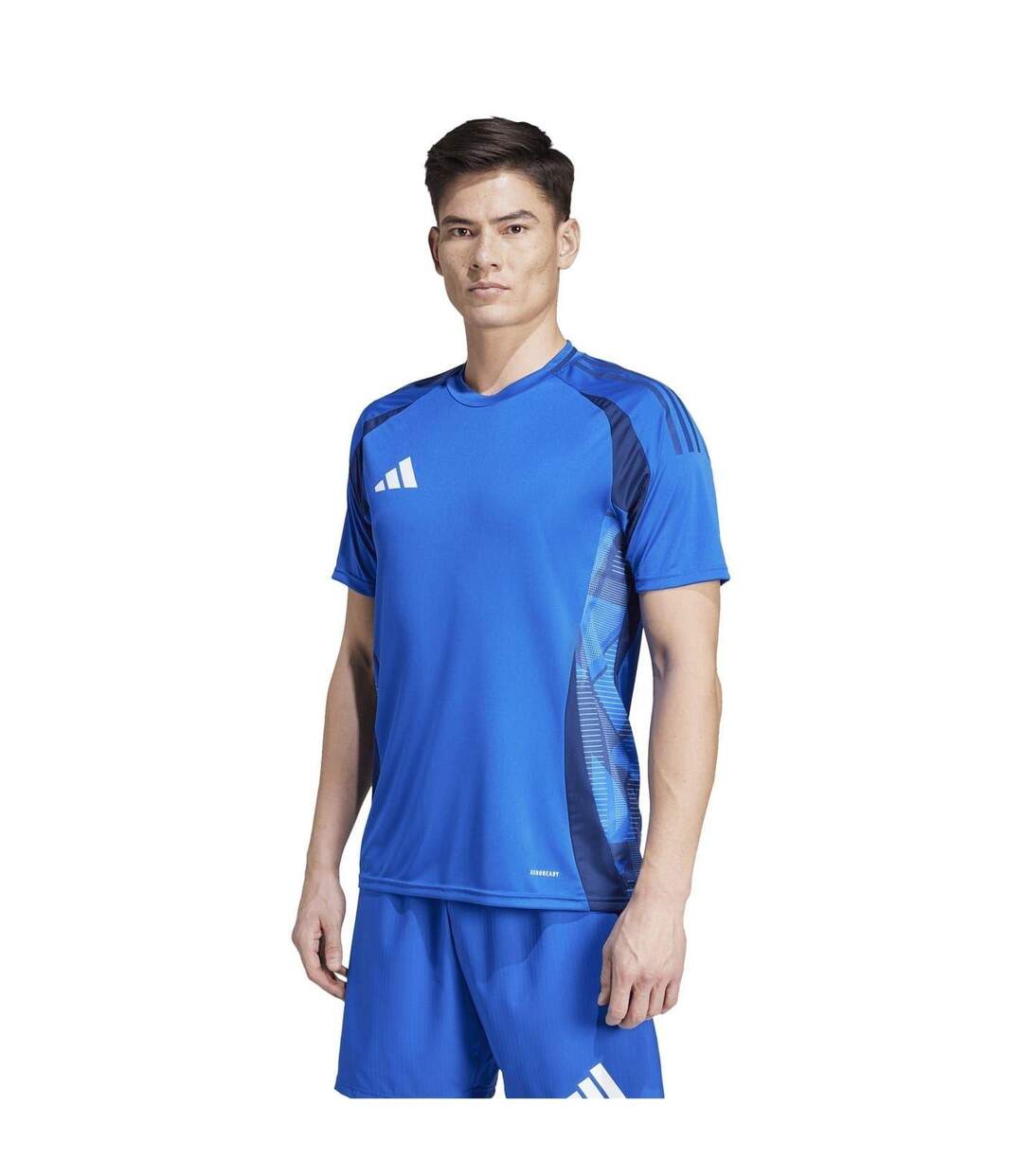 Maillot Motif/style Logo Tiro Competition Homme Bleu Roi Adidas-4