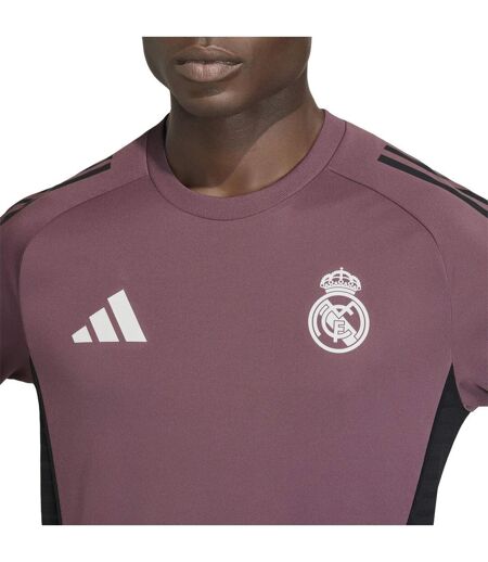 Mens Real Madrid Cf Football T-shirt Purple Adidas