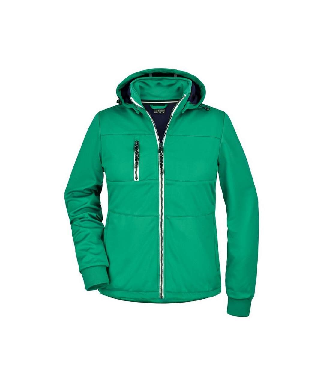 Veste Maritime Femme Vert Irlandais Bleu Marine Blanc James And Nicholson-1