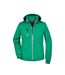 Veste Maritime Femme Vert Irlandais Bleu Marine Blanc James And Nicholson-1