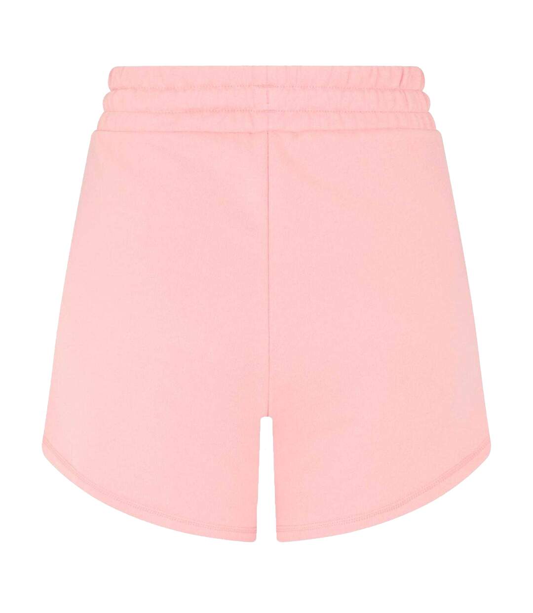 Womens/ladies Woven High Waist Sweat Shorts Pink Puma-2