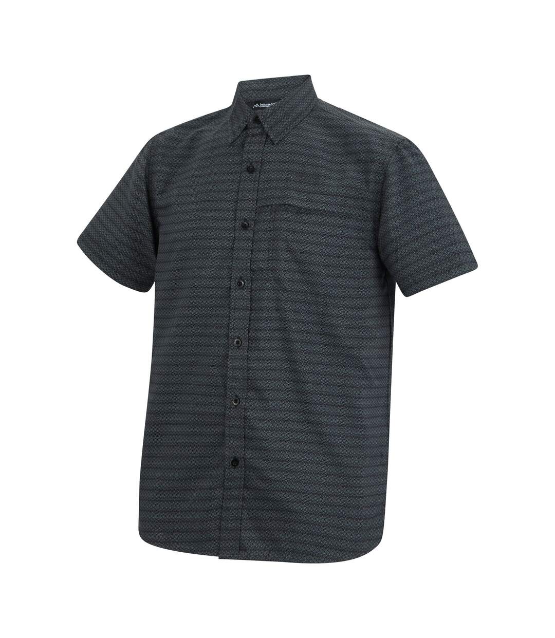 Chemise Manches Courtes Motif/style Triangle Mindano Homme Gris Foncé Imprimé Regatta-4