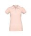 SOLS Womens/Ladies Perfect Pique Short Sleeve Polo Shirt (Creamy Pink)
