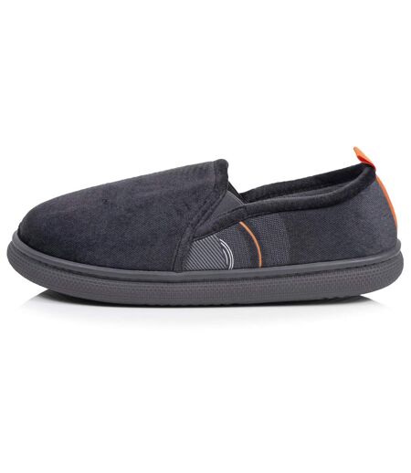 Isotoner Chaussons Charentaises homme velours semelle bloup extra confort
