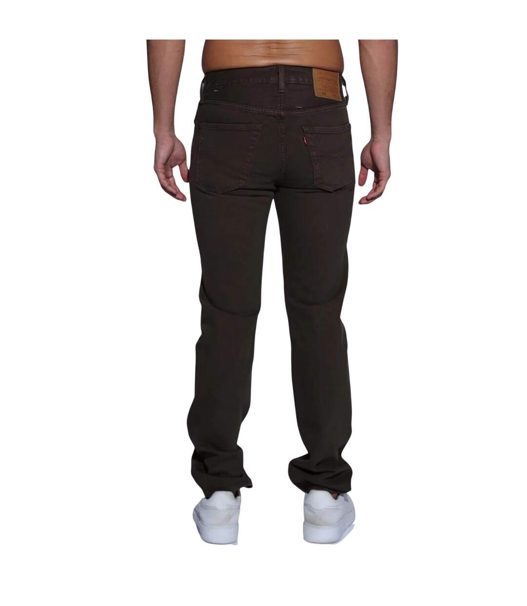 Mens Motion 5 Pockets Straight Leg Jeans Black Levis-2