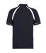 Oak Hill Polo À Manches Courtes Homme Bleu Marine Blanc Kustom Kit-2