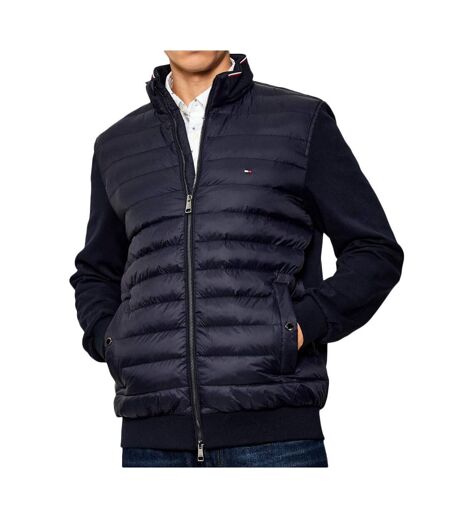 Doudoune marine homme tommy hilfiger mix medias