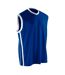Spiro - Maillot de basketball sans manche - Homme (Bleu / Blanc) - UTRW4778