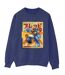 Disney Sweatshirt Big Hero 6 Baymax Fred Newspaper Femme/Femme (Bleu marine) - UTBI11469-1