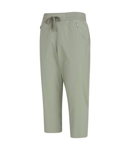 Womens/ladies Explorer Capri Khaki Green Mountain Warehouse