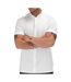Unisex Adult Short-sleeved Chef Jacket White Black Le Chef-1