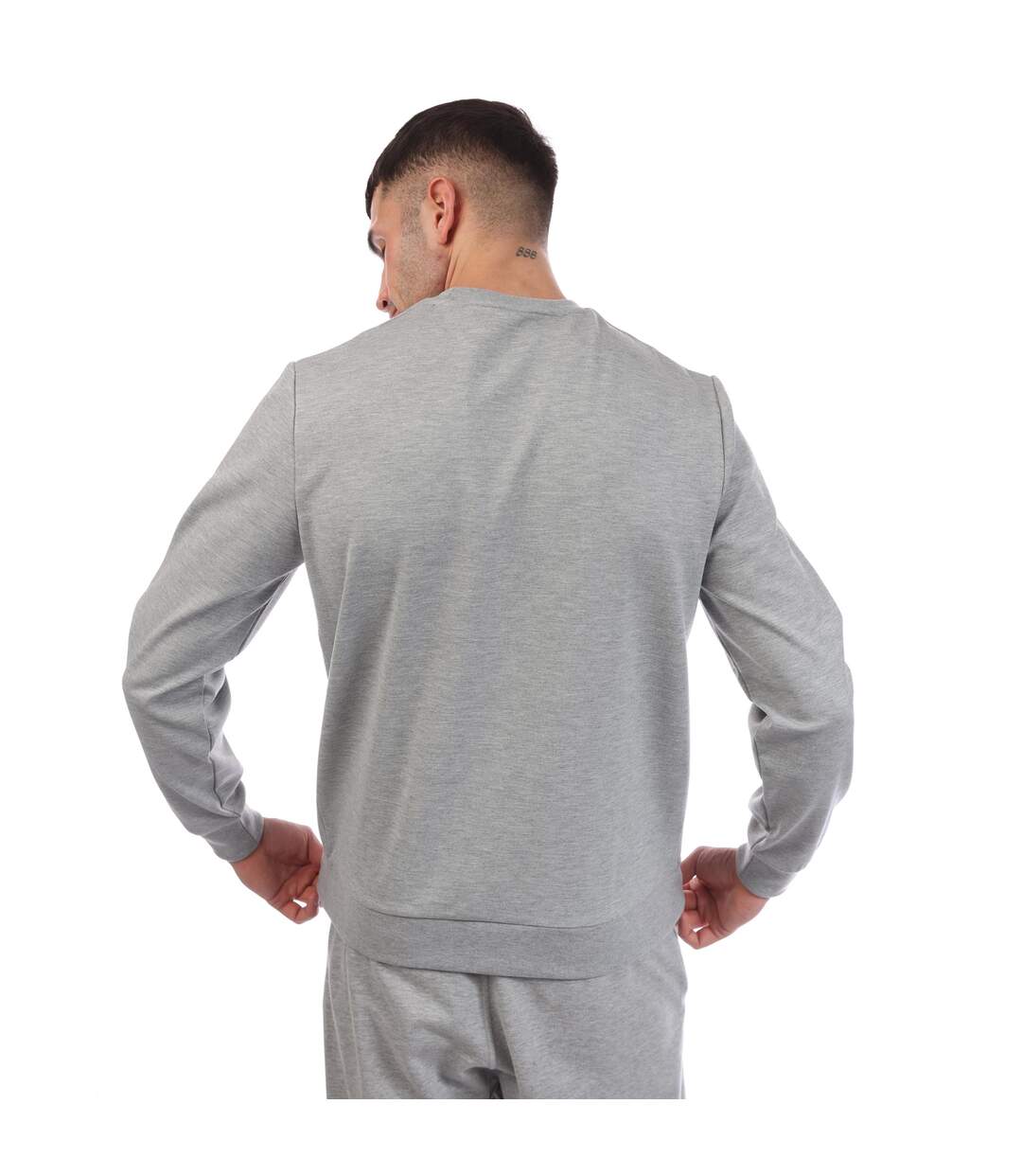 Mens Fly Fleece Crew Neck Sweatshirt Grey Lyle & Scott-3