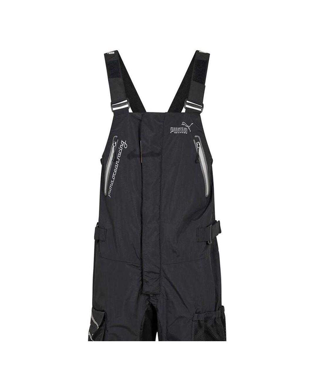 Mens Coastal Racing Bib And Brace Overall Black Puma-3