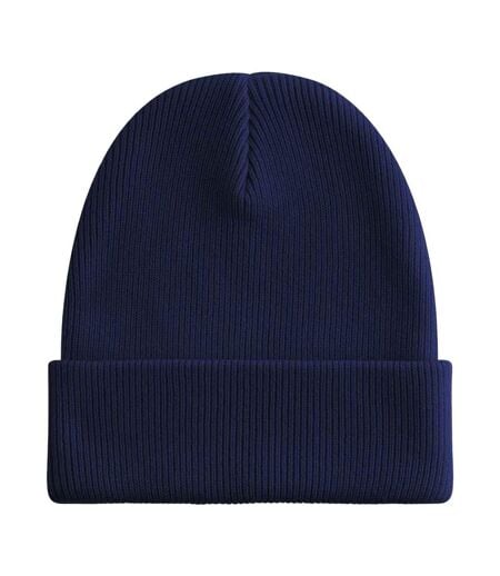 Bonnet Motif/style À Revers Adulte Bleu Marine Oxford Beechfield