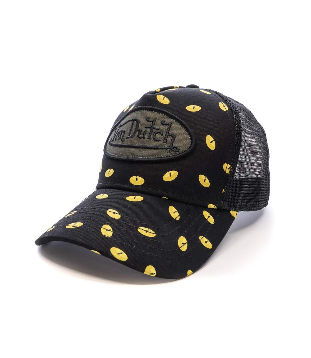 Casquette Noire/Jaune Homme Von Dutch 909130 - Taille unique-1