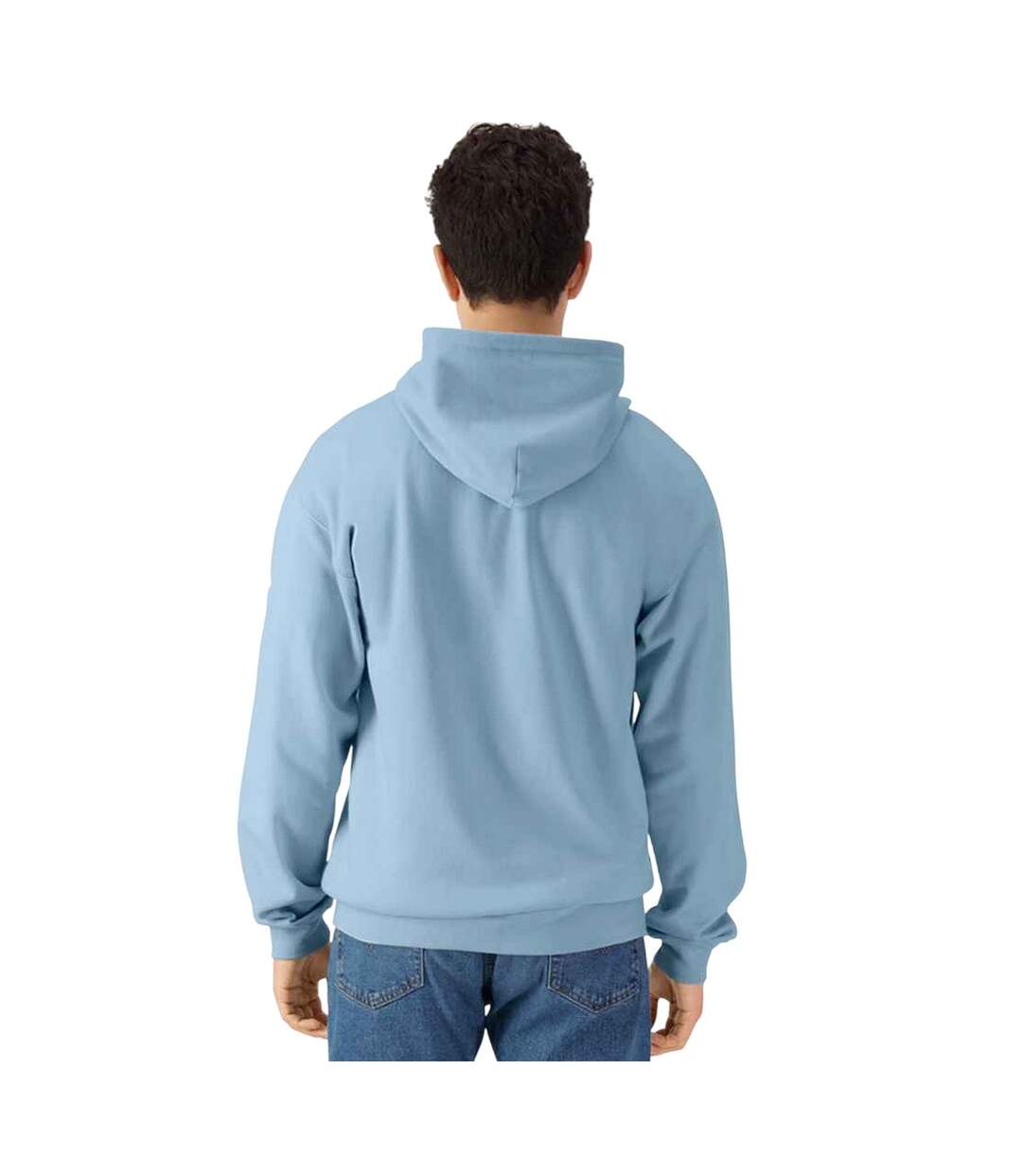 Veste à capuche softstyle homme bleu de gris Gildan-2