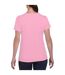 T-shirt À Manches Courtes Coupe Féminine Femme Rose Clair Gildan-3