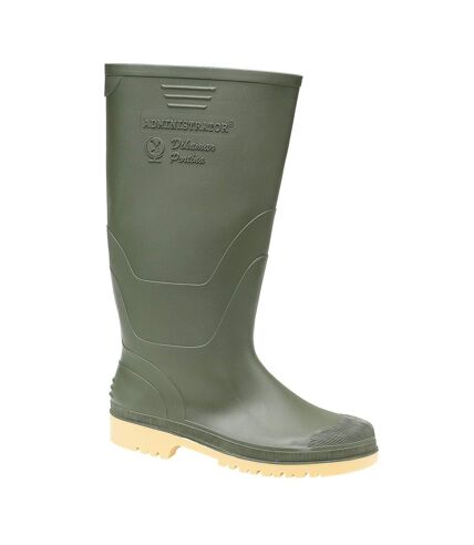 Dikamar Administrator Wellington / Mens Boots / Plain Rubber Wellingtons (Green) - UTFS1114