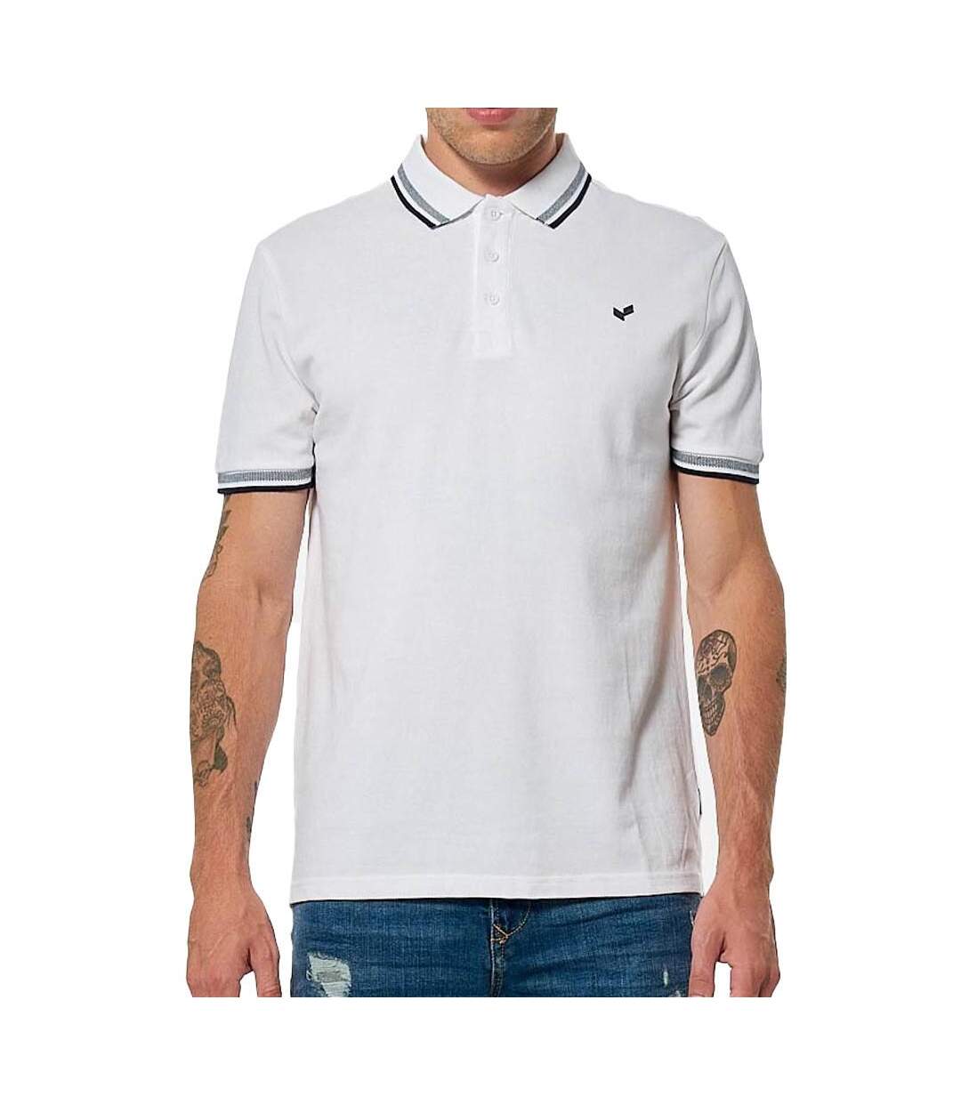 Polo blanc homme kaporal rayoc-1