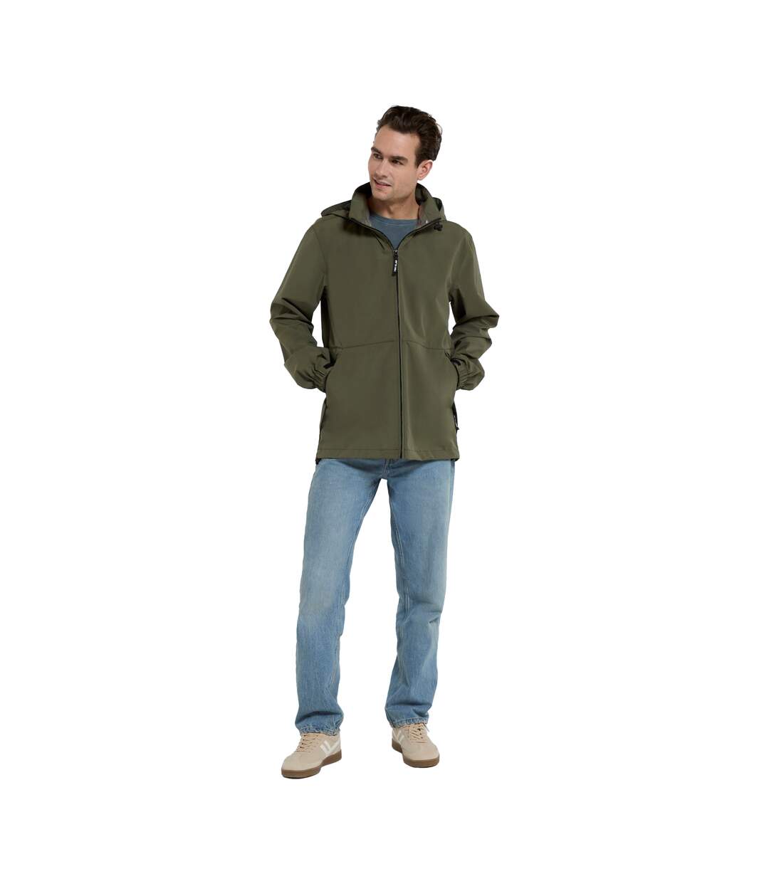 Veste imperméable pace homme vert kaki Animal-4