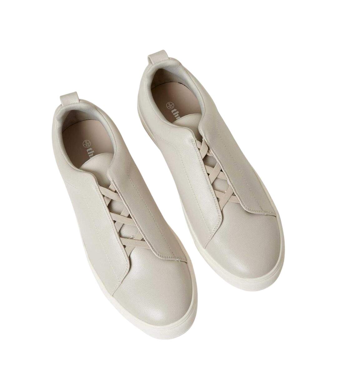 Baskets Motif/style Entrecroisé Acefield Femme Gris Threadbare-2