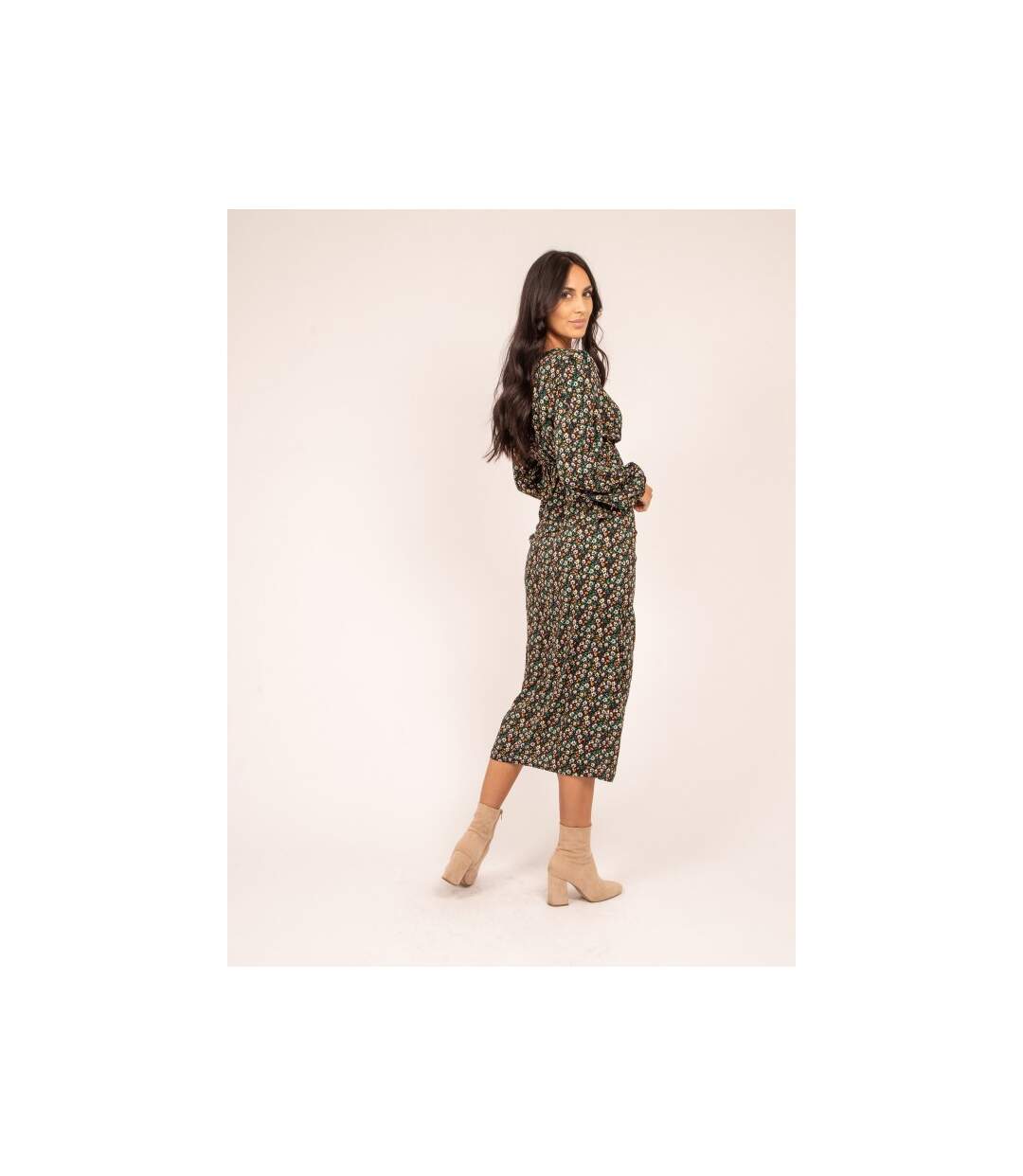 Jupe midi motifs XANITA - Dona X Lisa-2