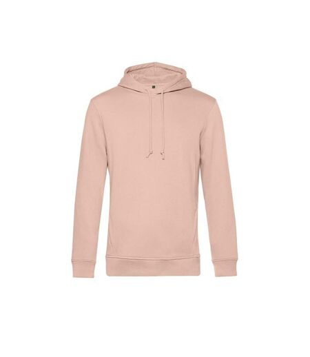 Sweat à capuche homme rose B&C