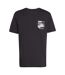 Mens Camo Chest Pocket T-shirt Black Adidas-2